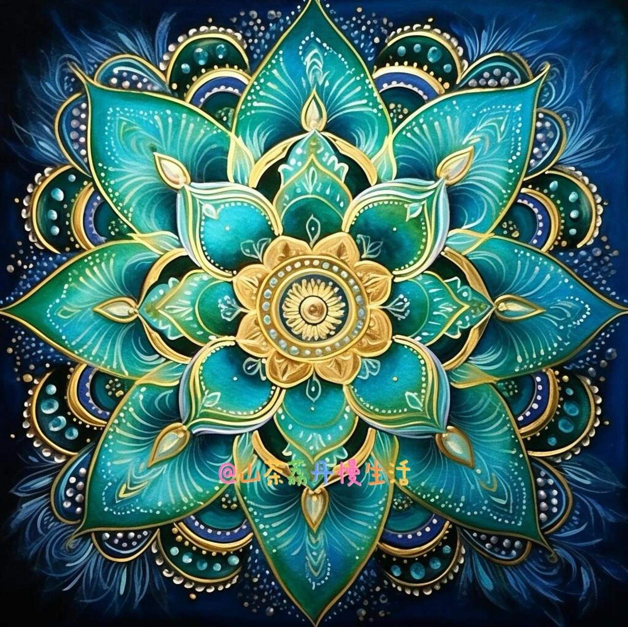 曼陀罗绘画,如同一座通往心灵深处的桥梁,其情绪疗愈力量深邃而强大.