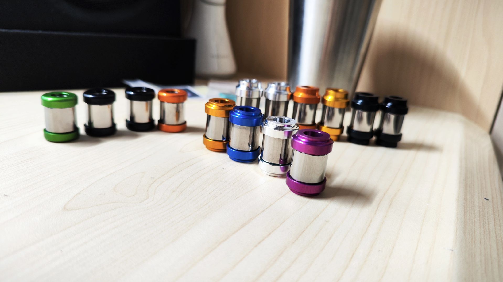 日本iko滚针轴承 gcr15轴套 7075cnc侧盖 fkm胶圈  多色可选 绿色