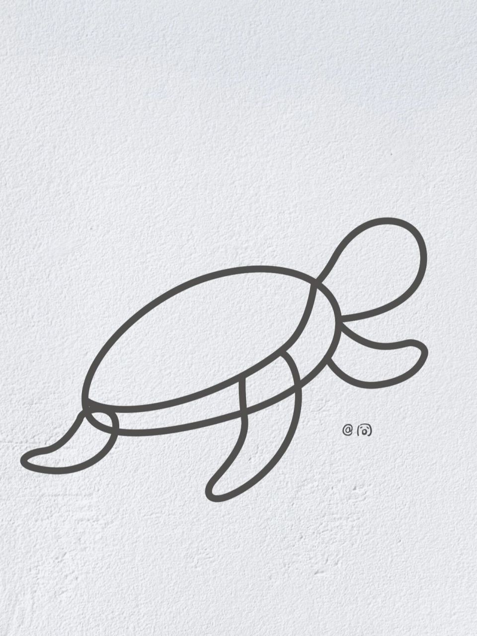 海龟简笔画在家里图片