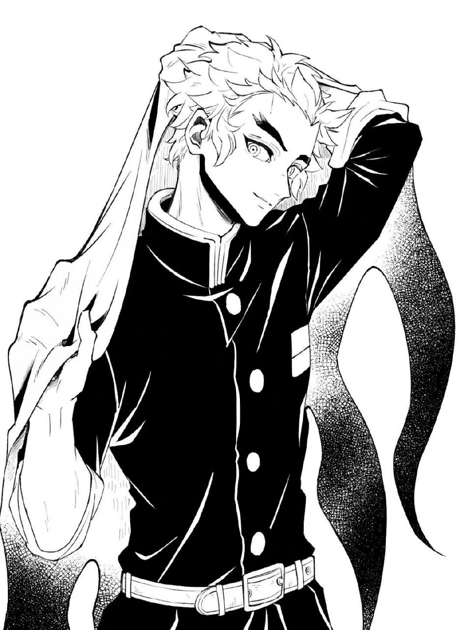 短发 #动漫# #炼狱杏寿郎# #鬼灭之刃# i:natume_uk