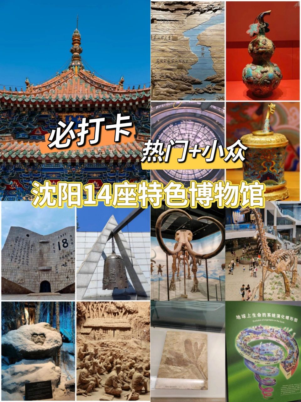 热门 小众 96辽宁省博物馆 预约:gzh 辽宁省博物馆 门票:免费 新