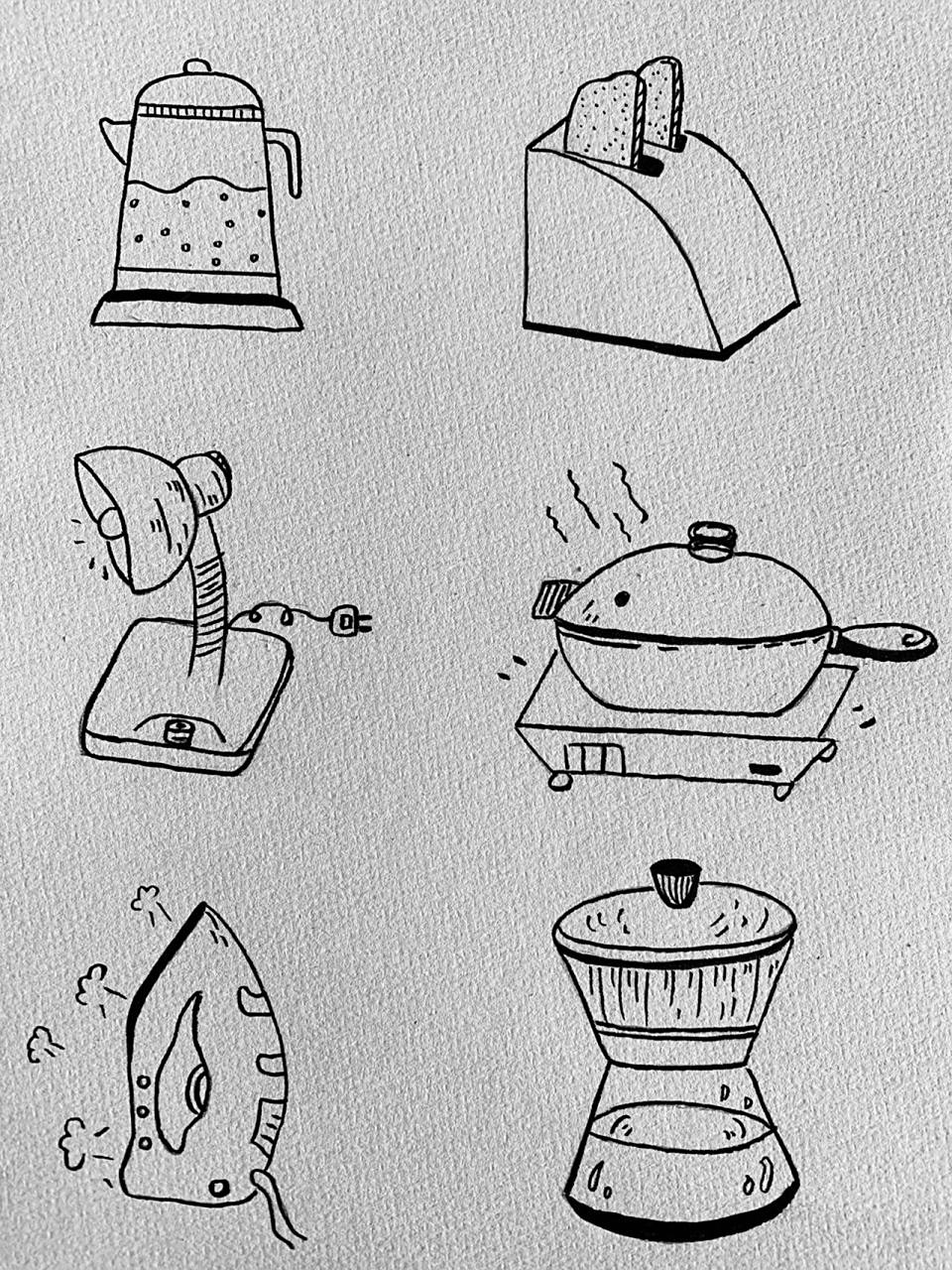 简笔画——家用电器篇