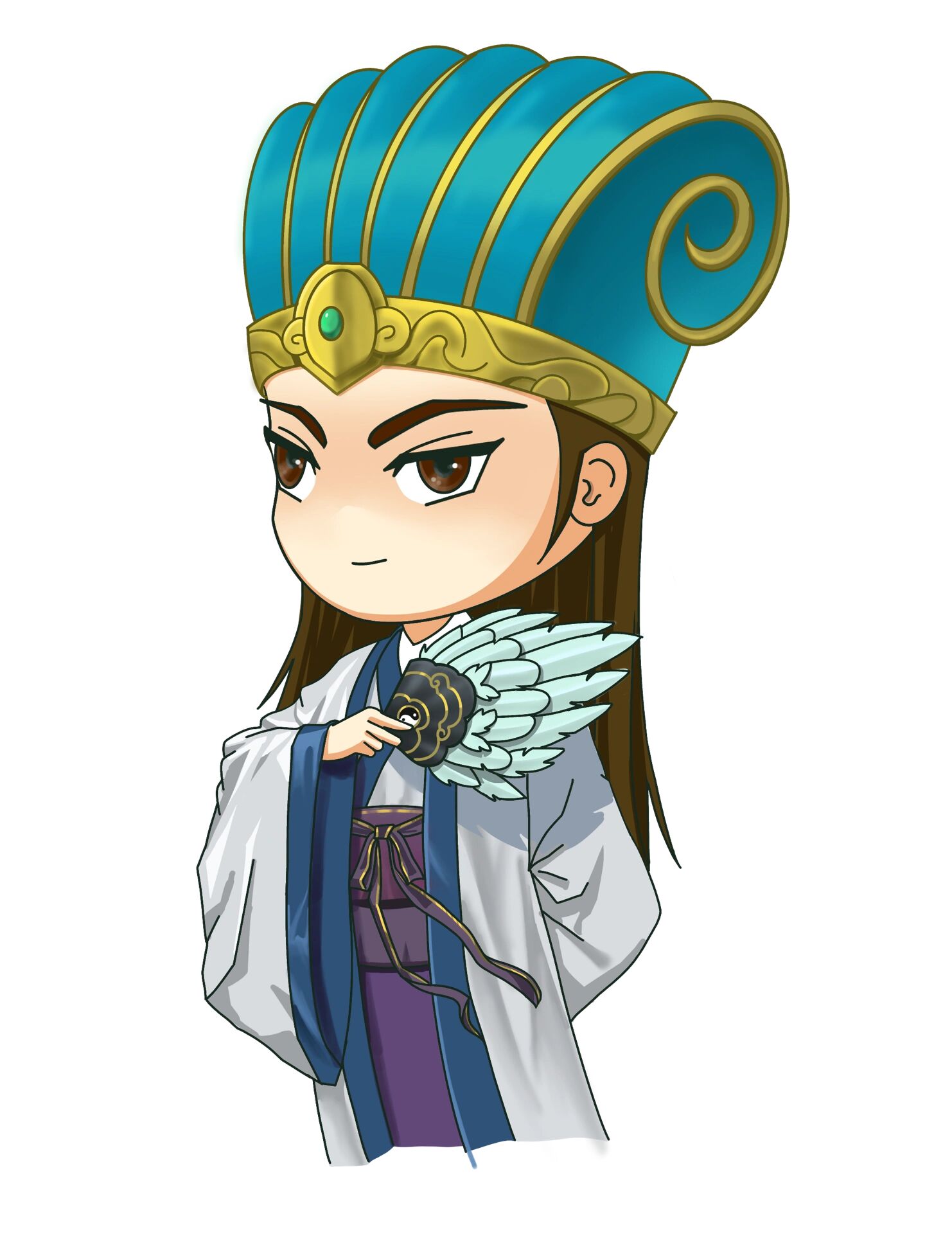 q版诸葛亮～手绘,二创