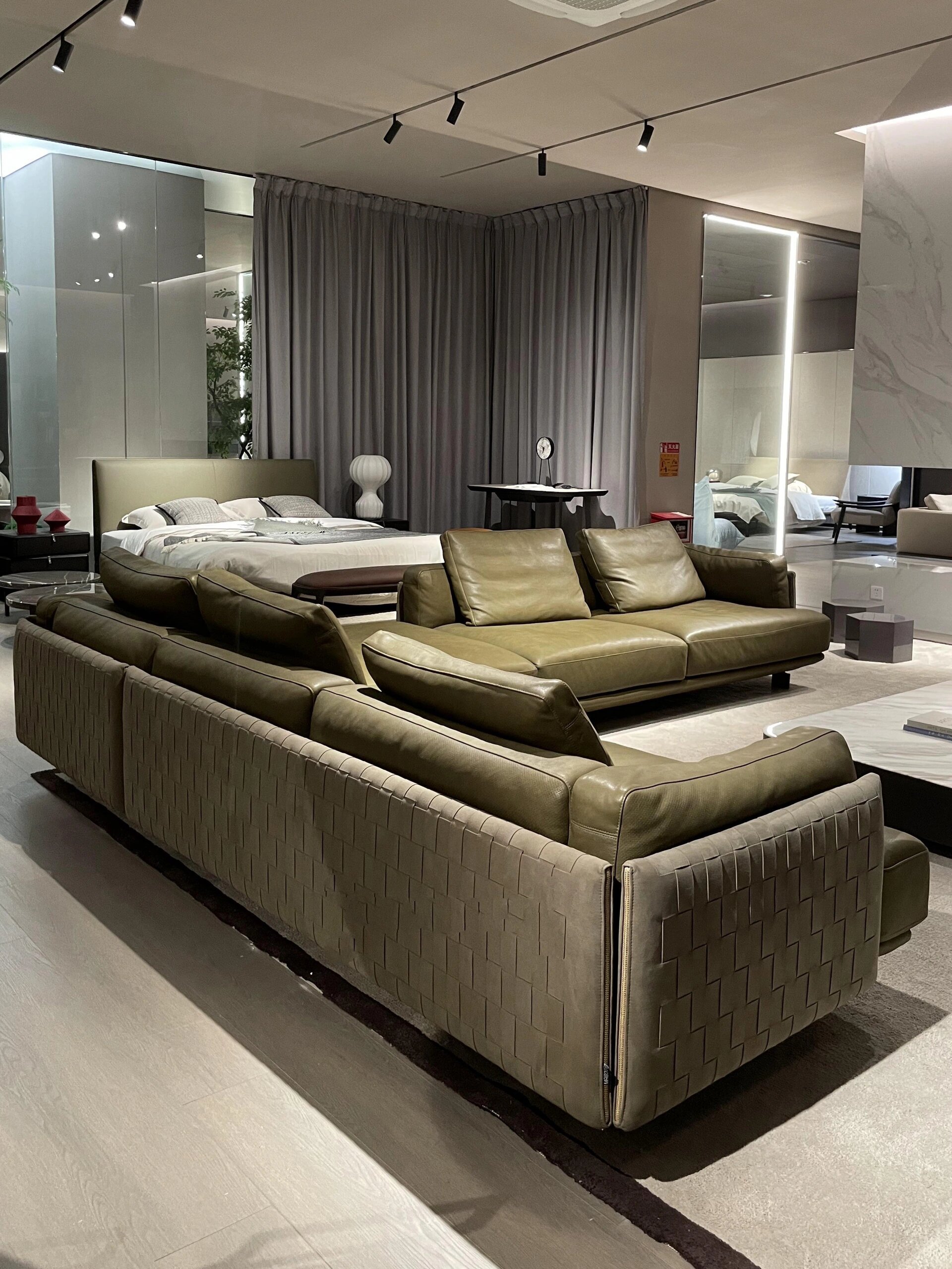 natuzzi纳图兹编织沙发,80%横厅的zui佳