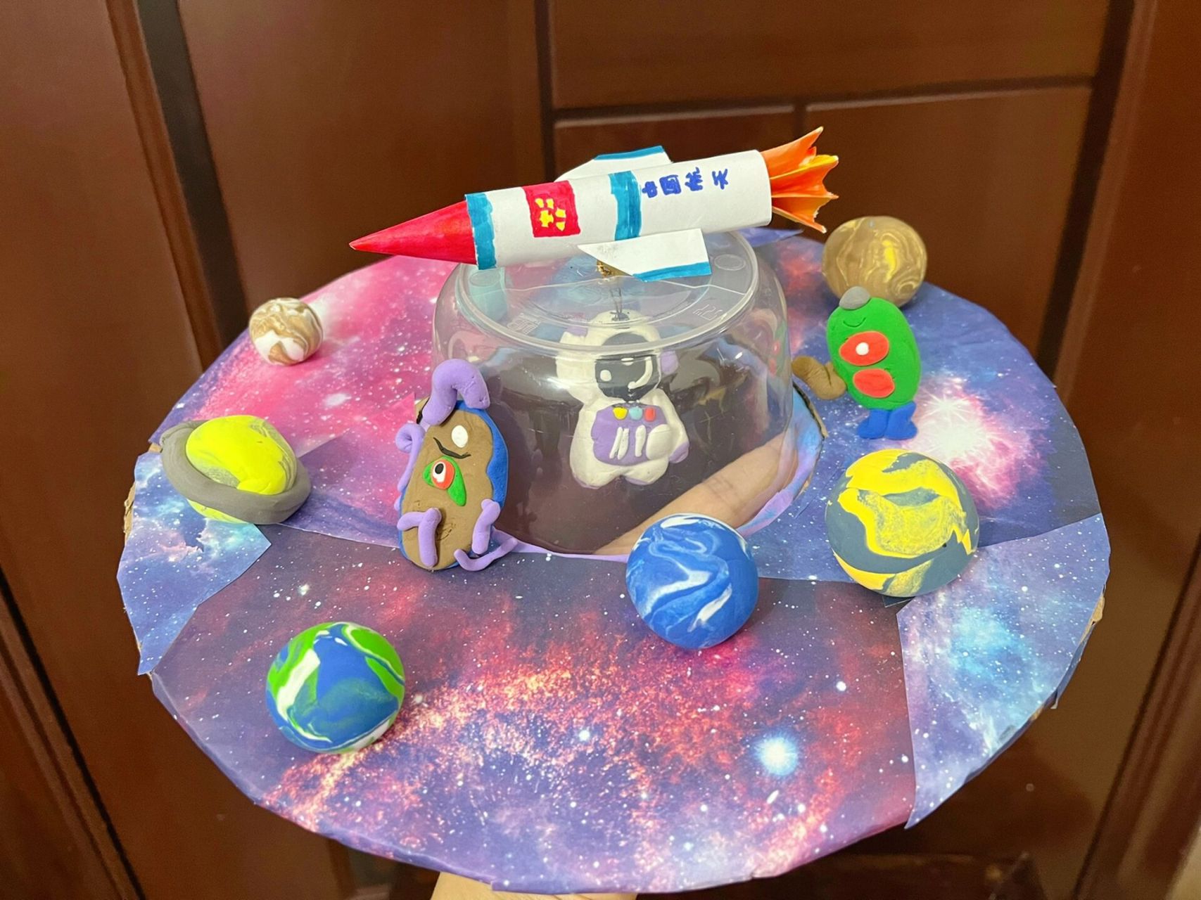 科学节自制太空帽子 学校科学节,要求利用环保材料做的科学帽子 材料