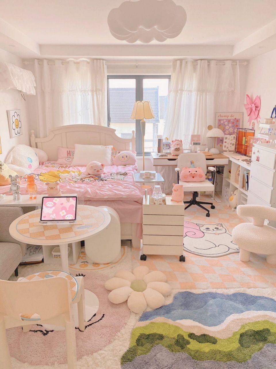 96少女心卧室|清新又可爱的卧室布置附08 96可可爱爱的卧室分享