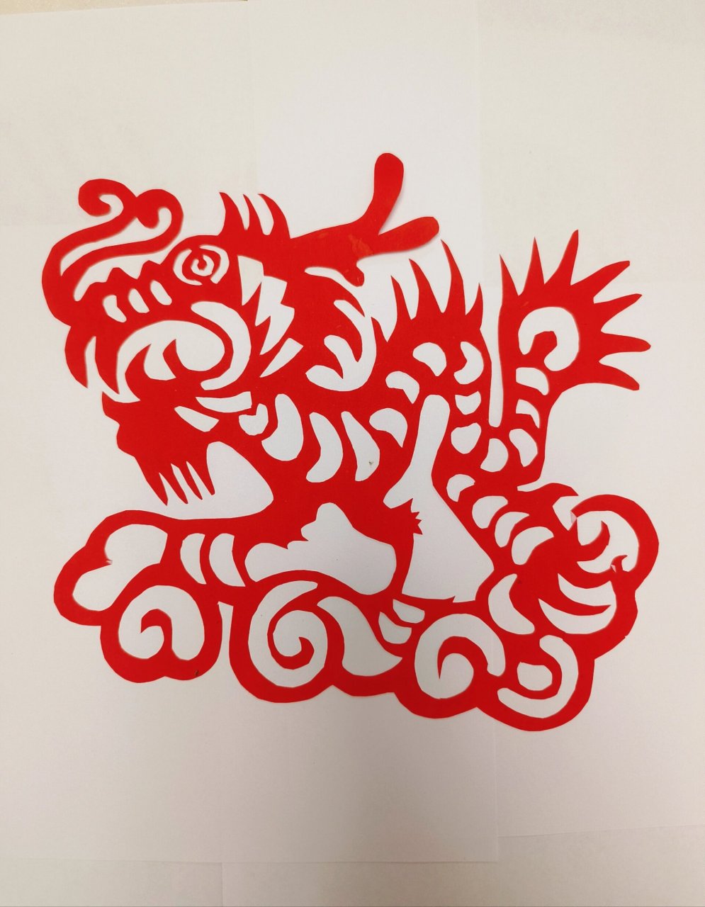 【龙年剪纸】龙头