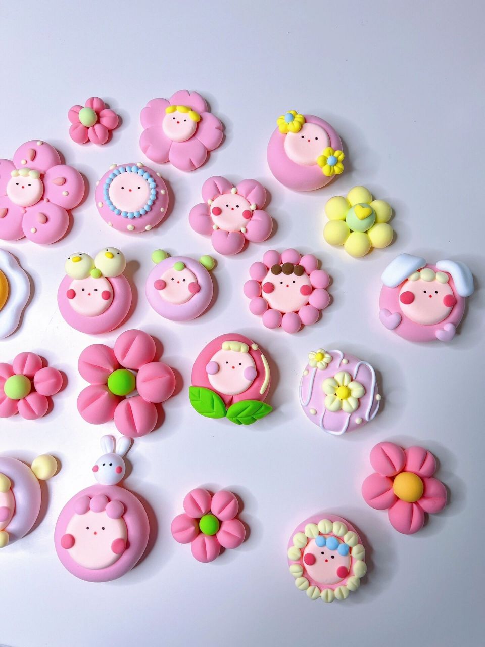 手工丨初恋粉色系黏土94春天的颜色 繁忙的工作终于快要告一段落