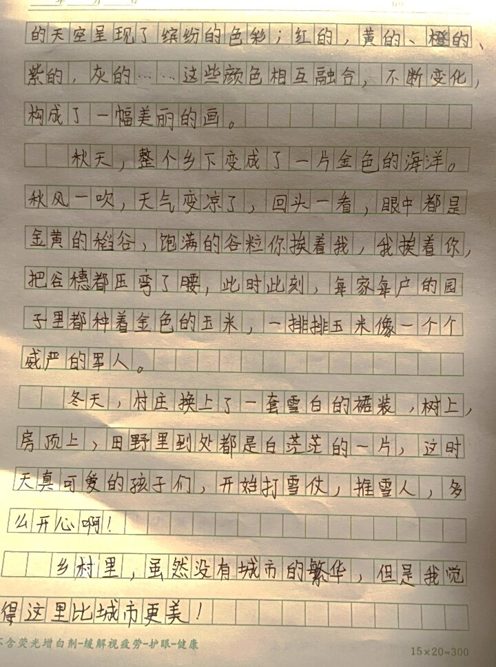 作文我的家乡500字图片