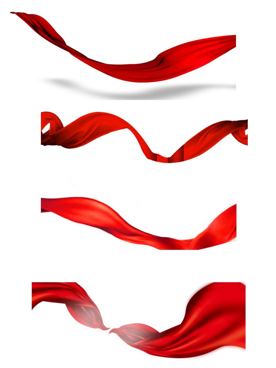 免扣素材 | 红色丝带96飘带标题框png免扣 喜欢99红丝带飘带标题