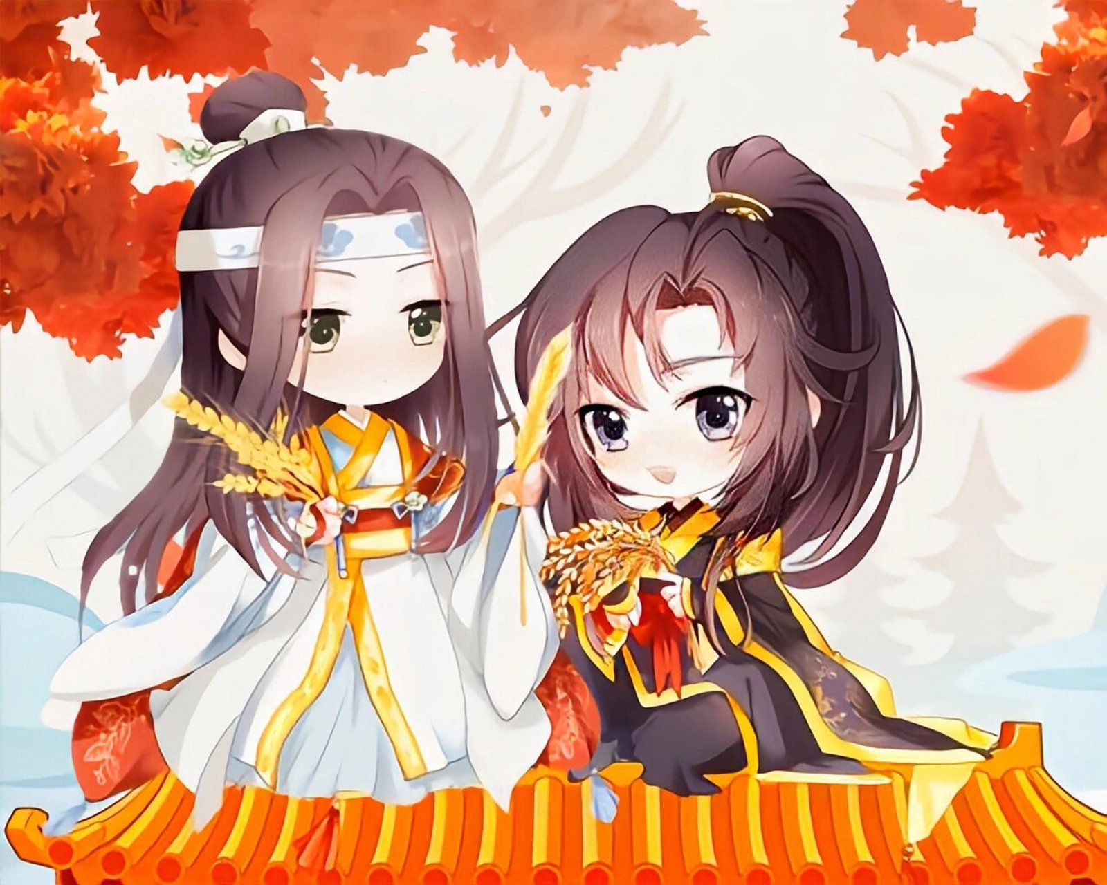 魔道祖师q版忘羡高清图片(1) 要图私信,请勿照搬二转谢谢 魔道祖师