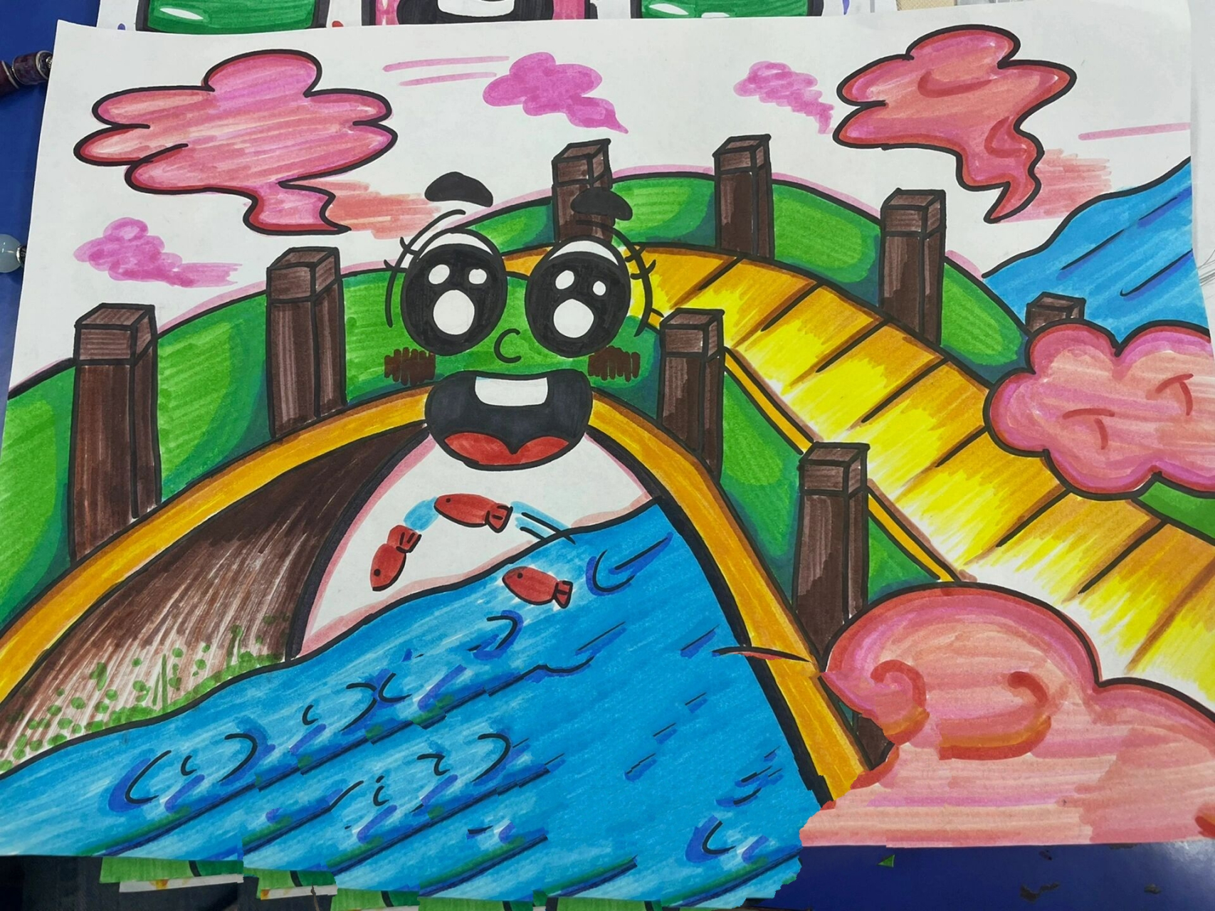 幼师 简笔画 桥