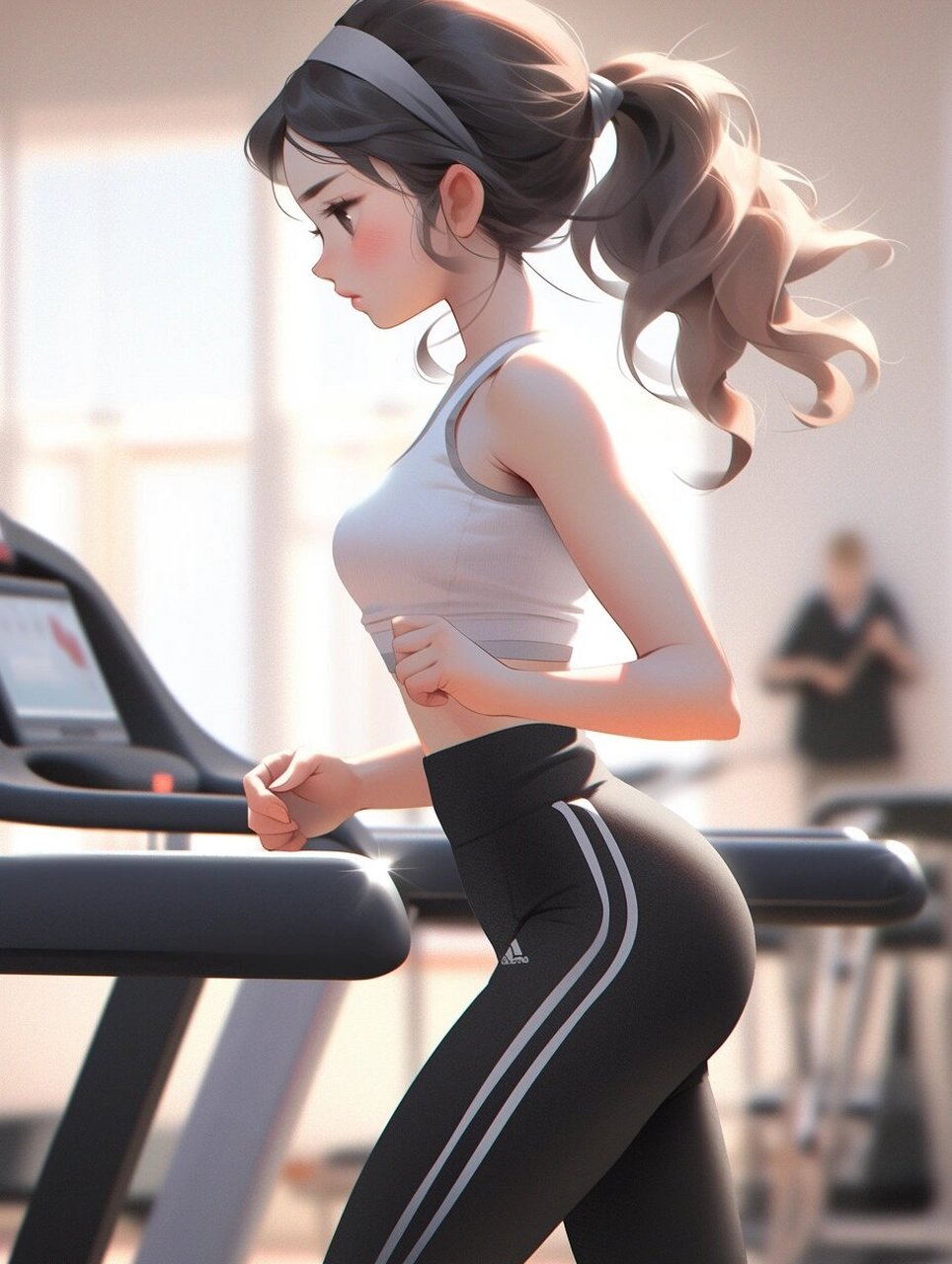 当我爱上跑步, 什么都没有身体健康重要, 跑步女生,热爱健身,热爱运动