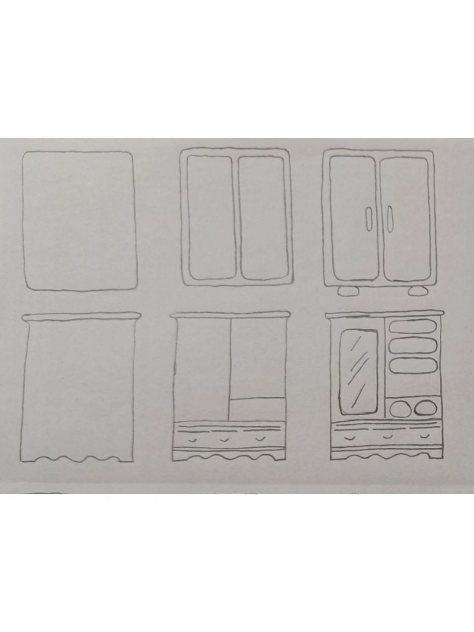 简笔画(498)衣柜 坚持,加油15(296106ω610729)16!