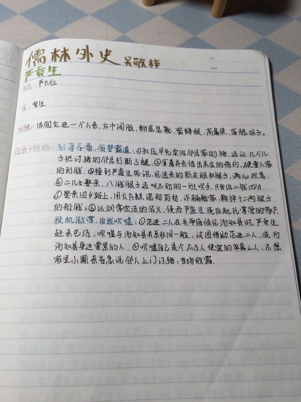 儒林外史人物小传之严贡生 鸽王回归(哈哈哈),一会儿更新王冕 #儒林外