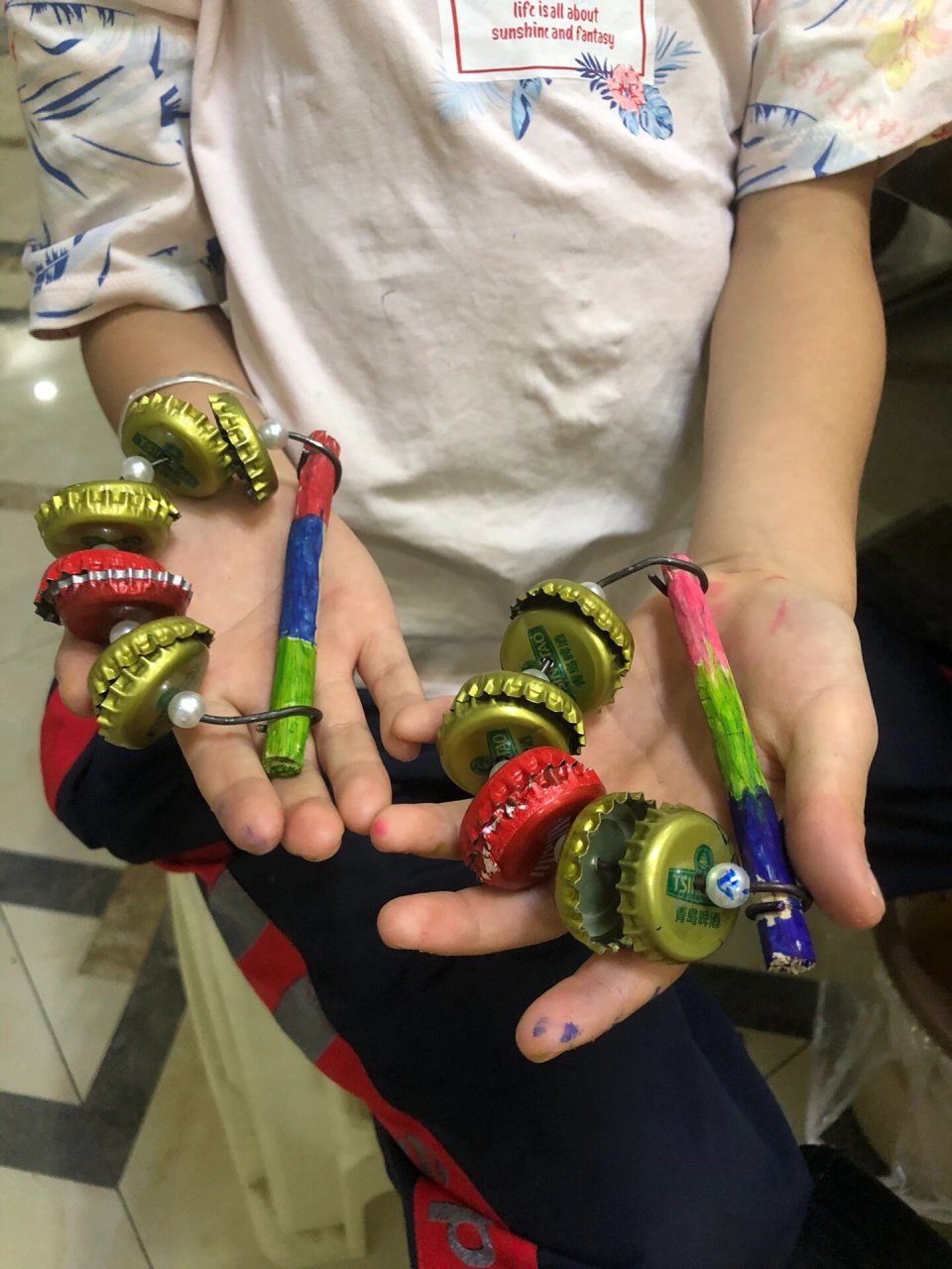 自制乐器 自制敲击乐器,简单易上手.