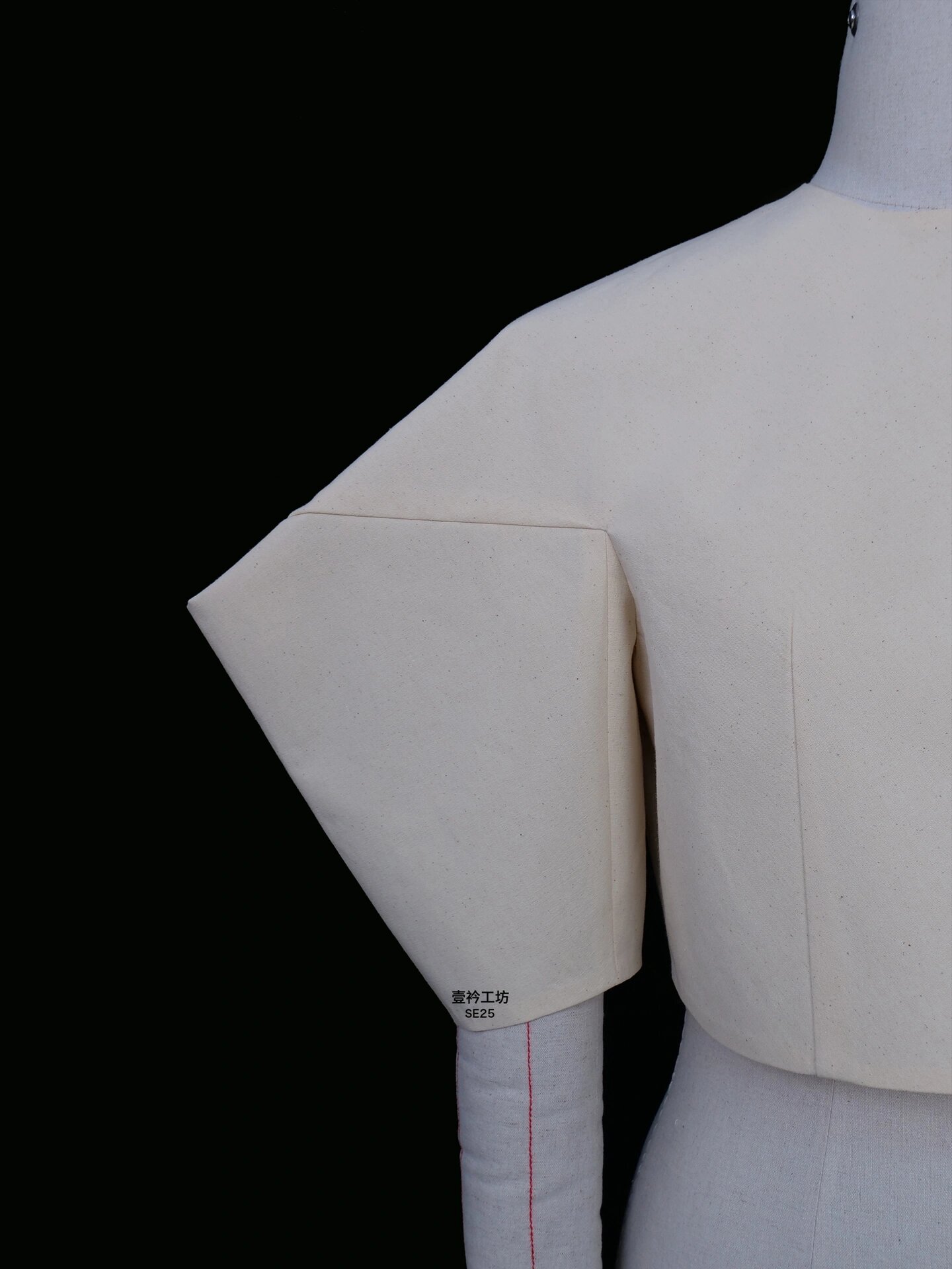 版型分享|创意落肩袖结构设计制版