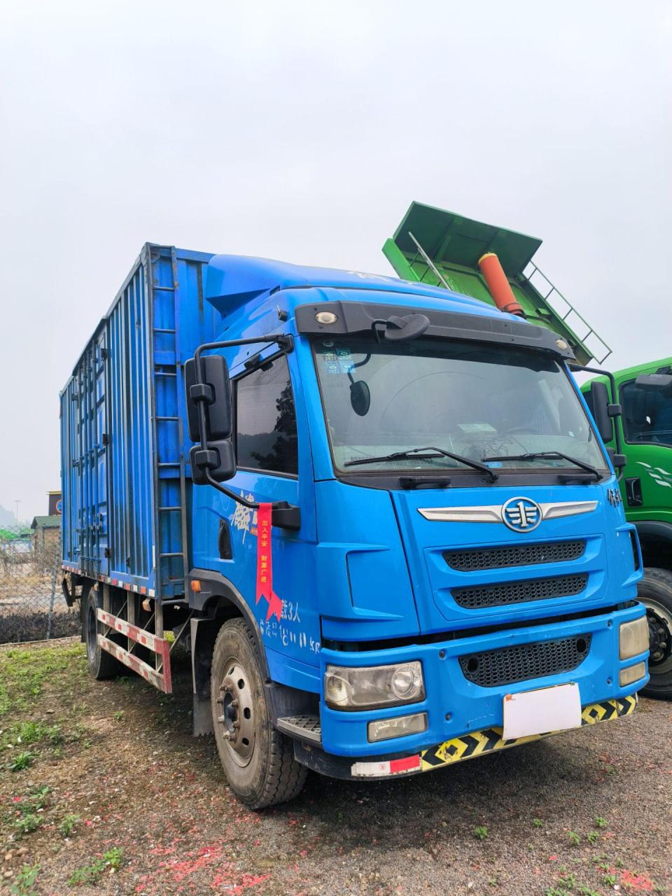 精品解放5.4米厢式货车.20年1月,5.