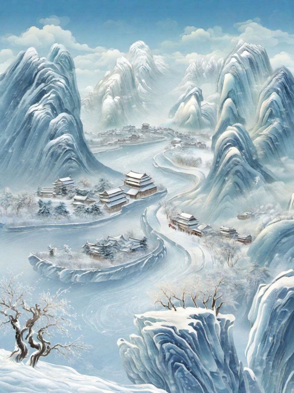 沁园春·雪 北国风光,千里冰封,万里雪飘.