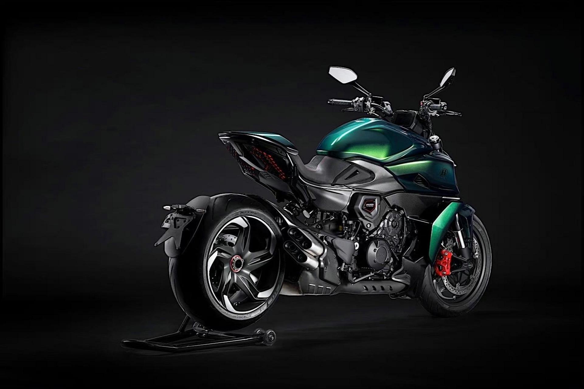 悬挂着宾利标志的摩托车——杜卡迪diavel宾利限量版,仅打造500 50辆