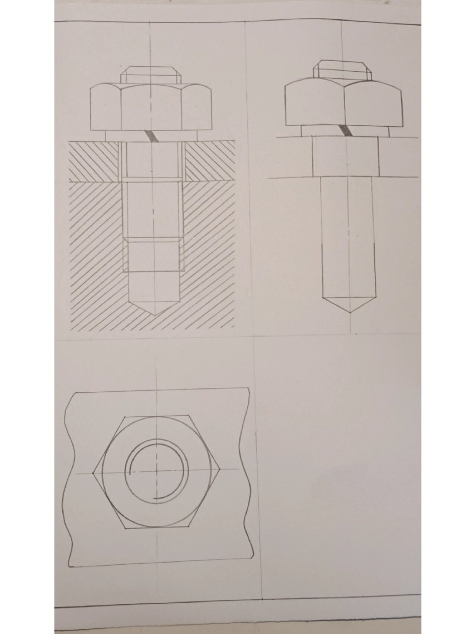 螺钉简化画法图片