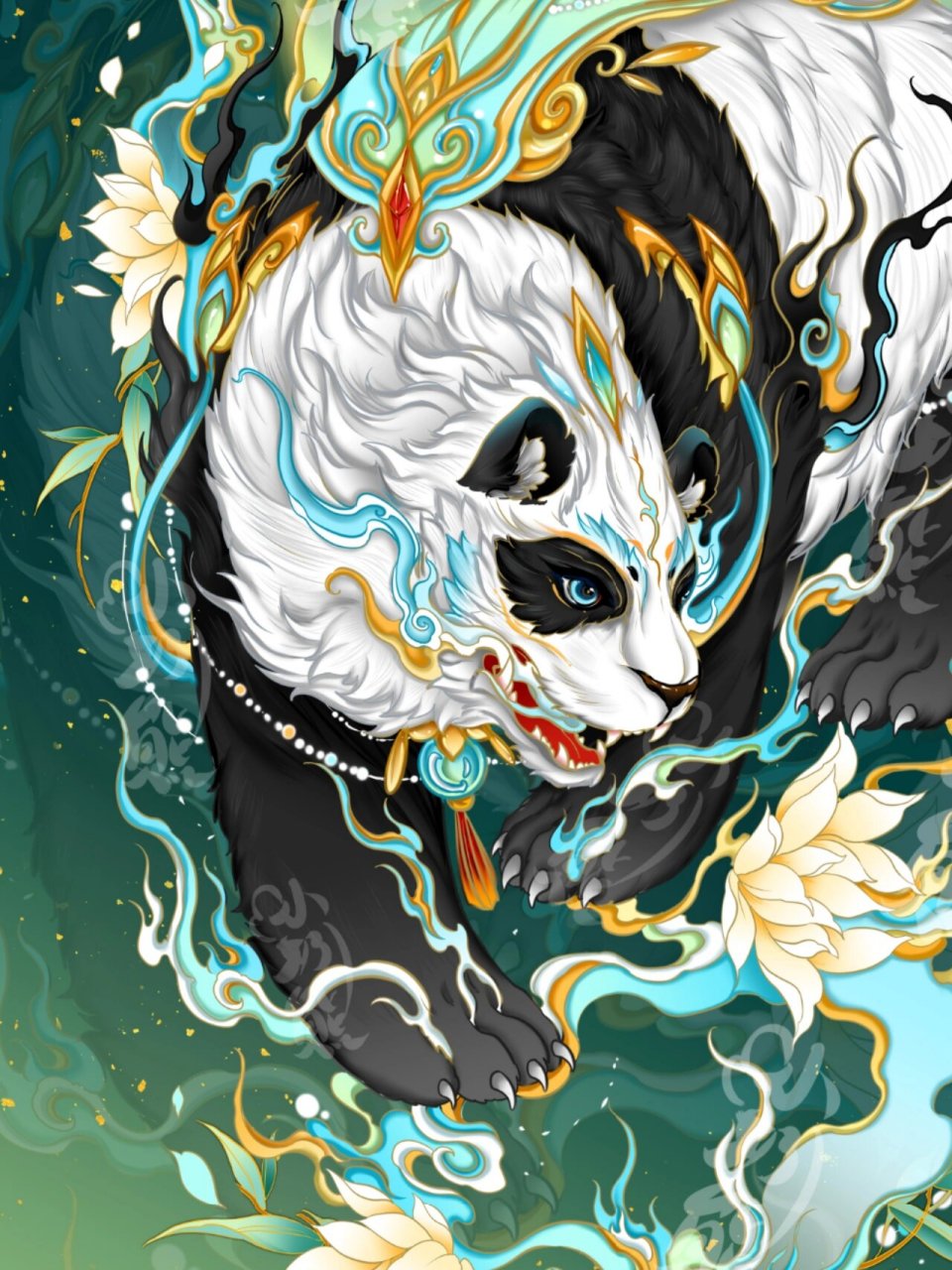 食铁兽出没!觉醒神之力! 【是约稿有版权,仅展示】