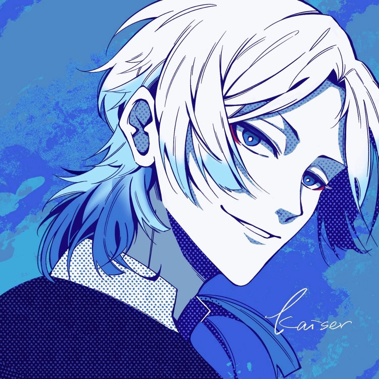 摸了凯撒 最近在看蓝锁,摸摸德国蓝玫瑰(乐