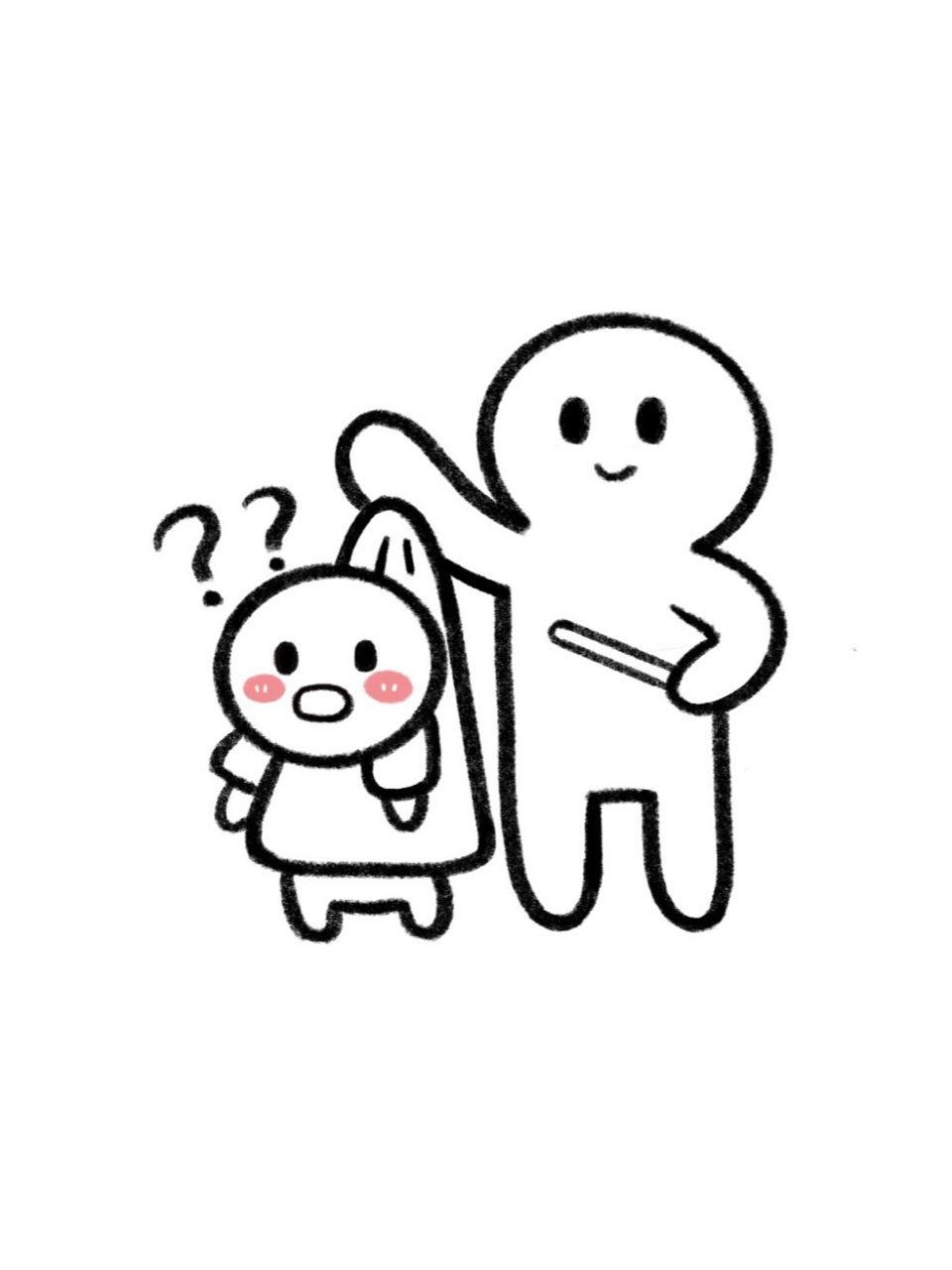 手残党学简笔画附教程7315挨打小人儿 手残党学简笔画附教程73