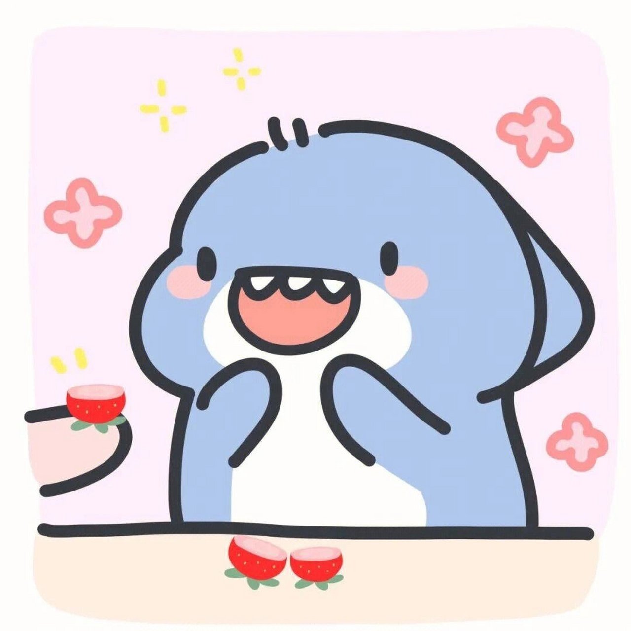 小鲨鱼的情侣头像