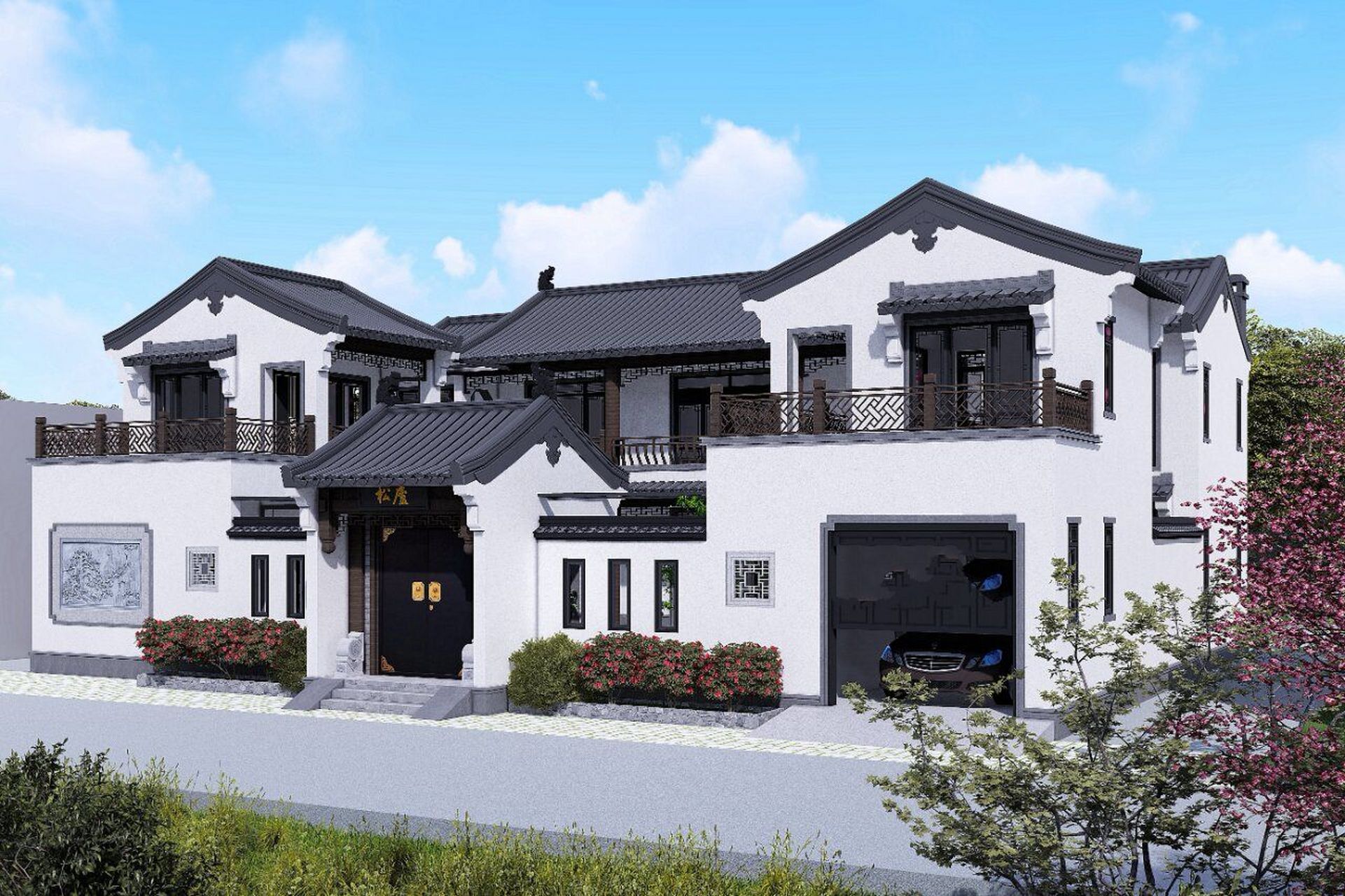 湖南邵阳,占地240㎡中式合院别墅|附平面 今天给大家分享的农村自建房