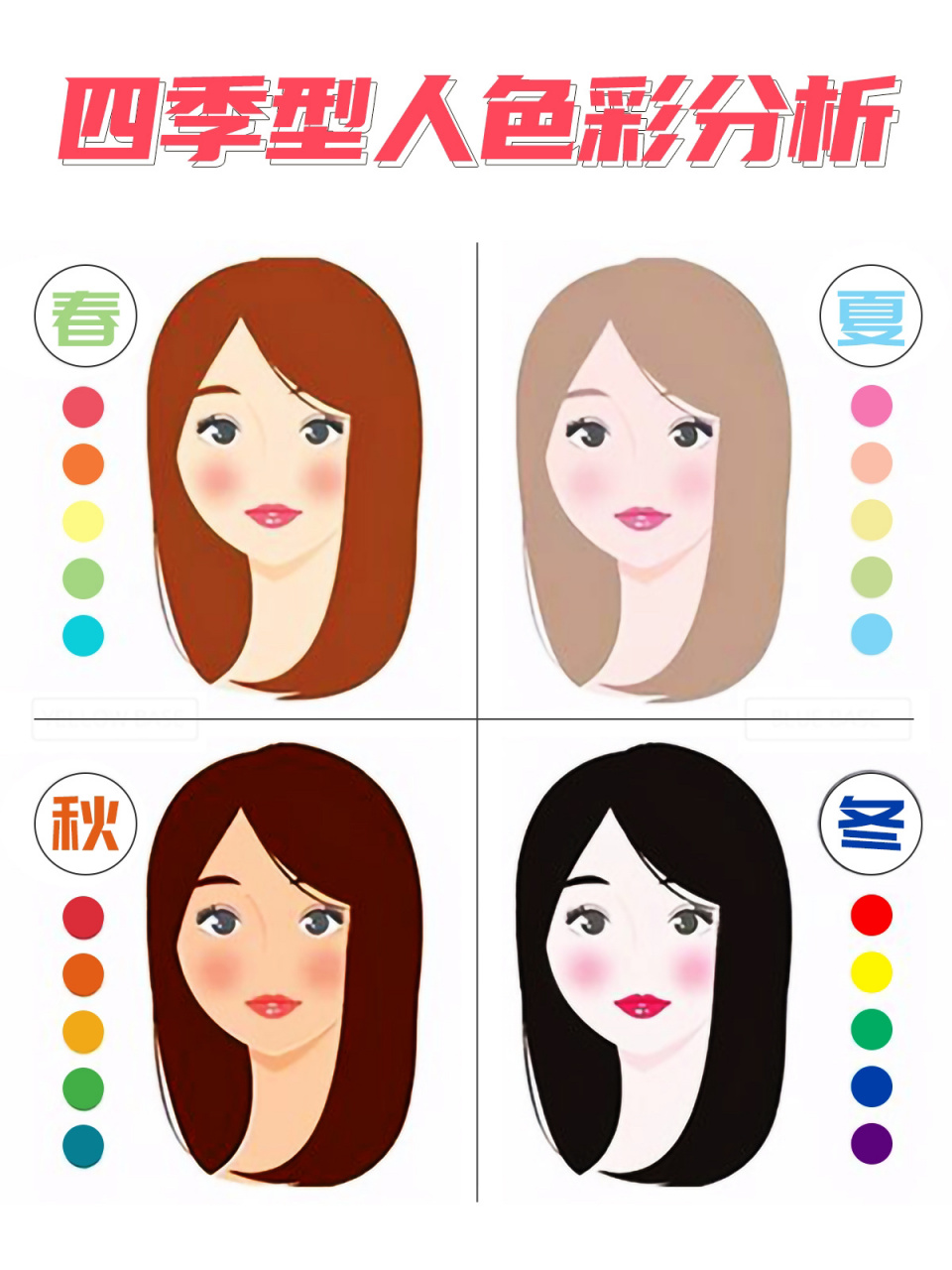 四季型人色彩|四季型人色彩详细解析 98色彩诊断第一步:区分自己的