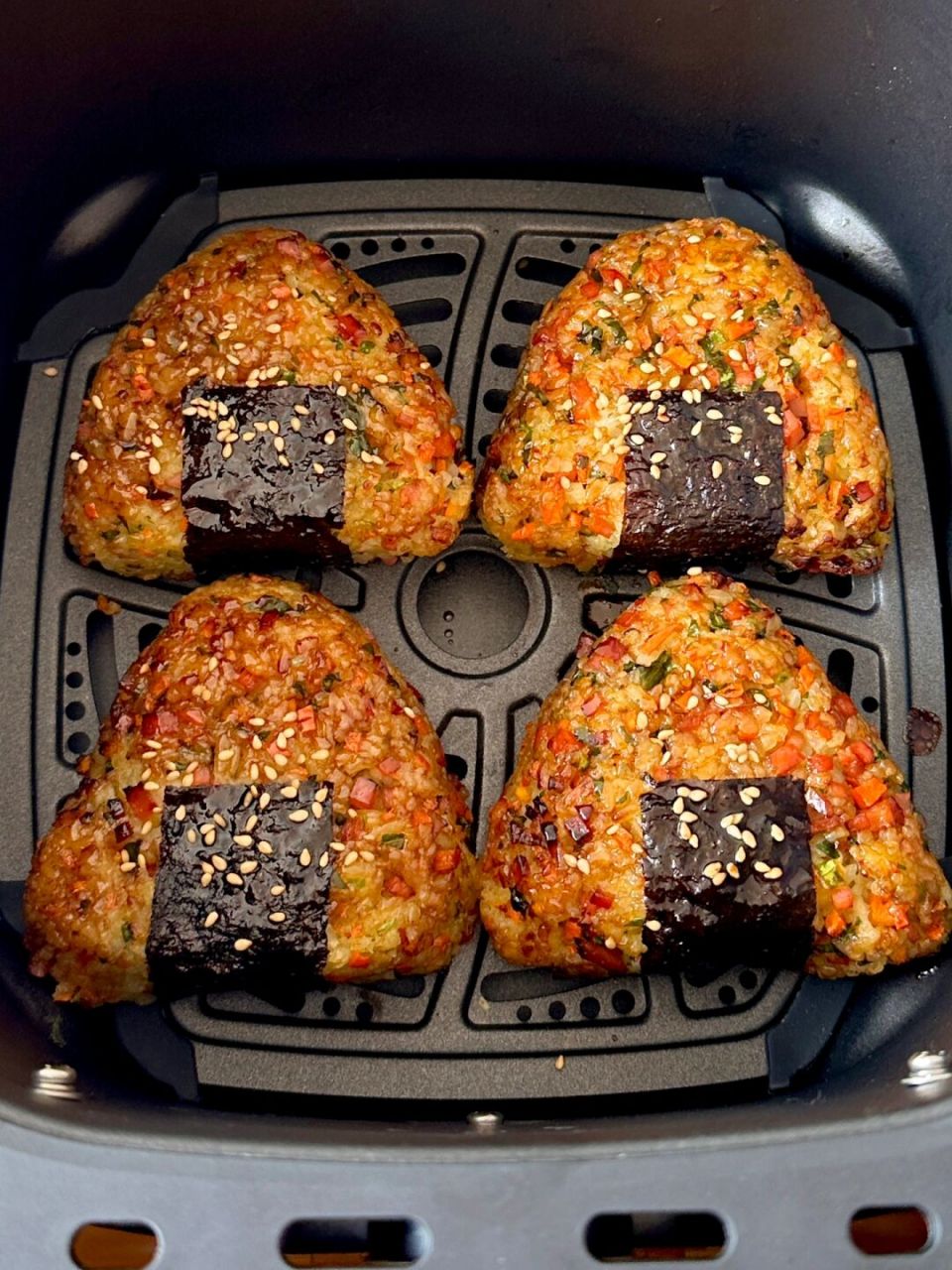 咸蛋黄烤饭团!真的太香了!