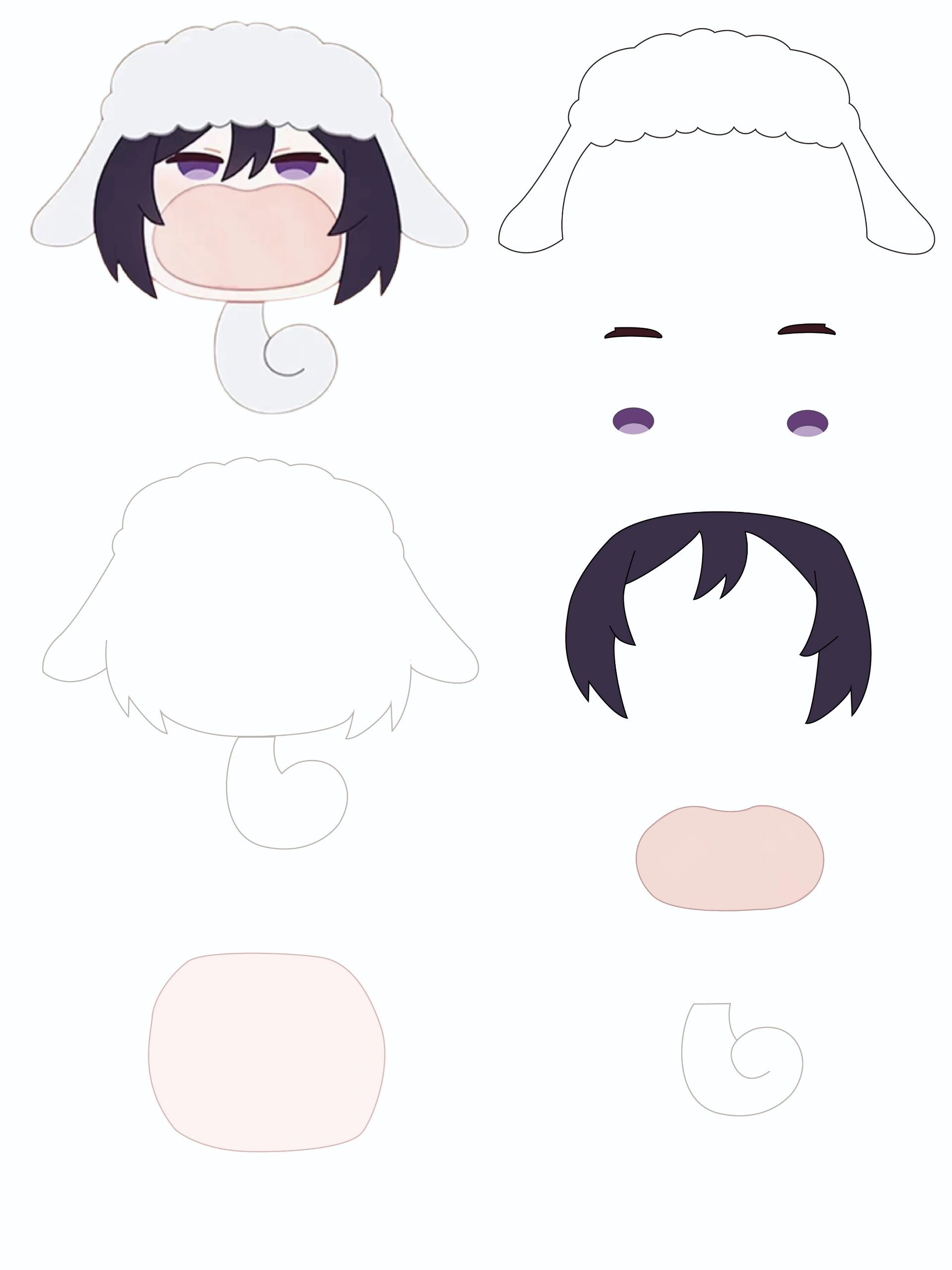 不织布||文豪野犬q版大嘴不织布来啦6015 99我大文豪的粉丝呢!