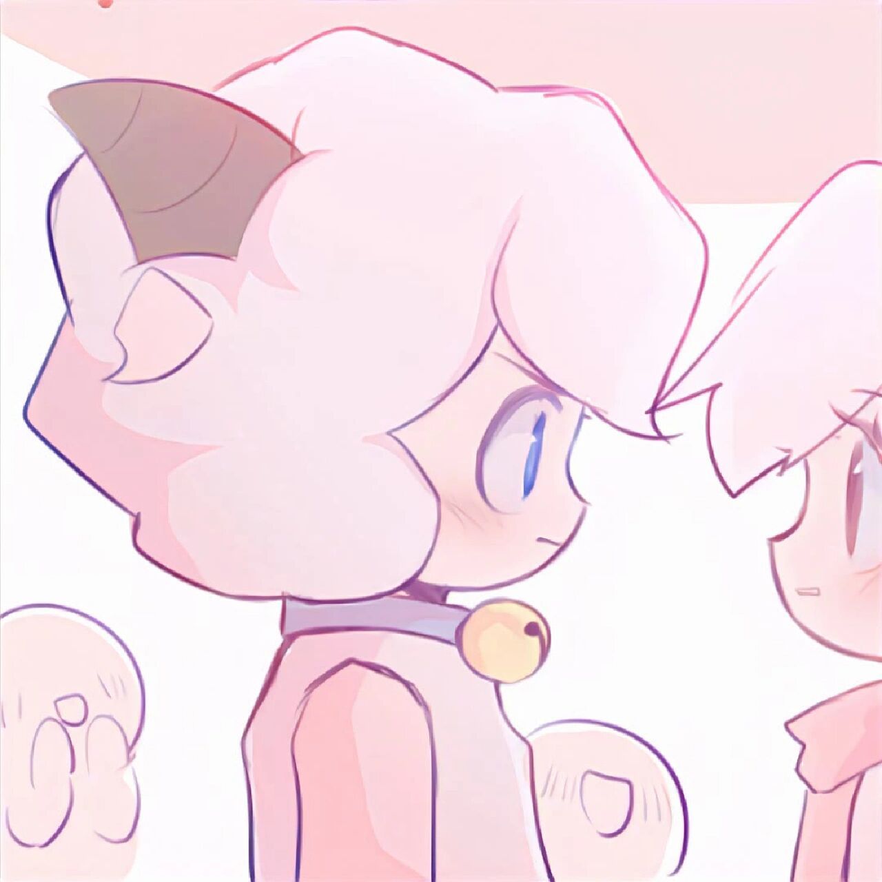 喜羊羊与美羊羊的七组情头 【喜羊羊美羊羊情头】 画师:油菜