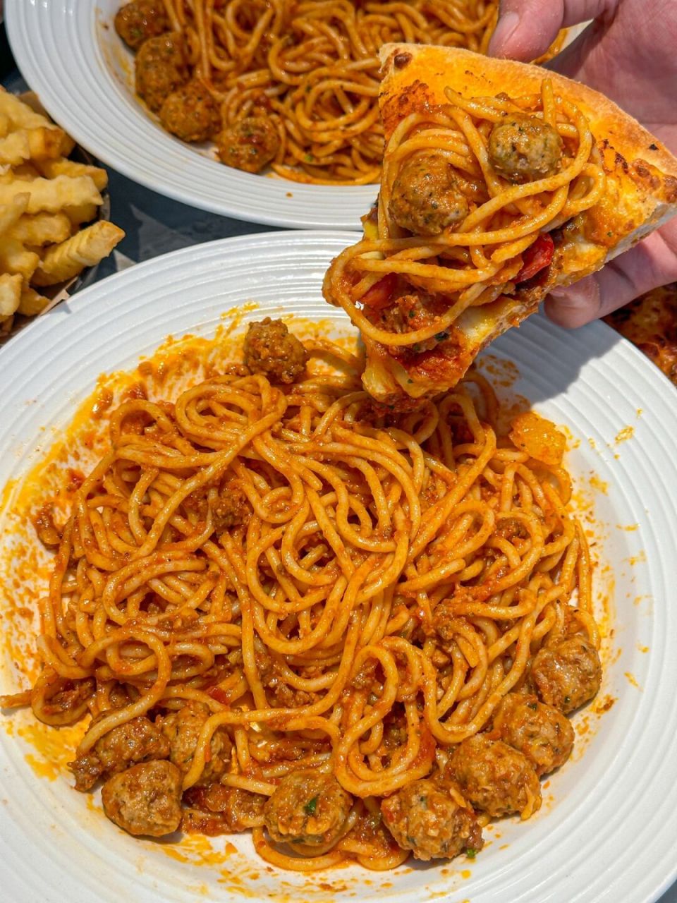 啊啊啊任何人没有吃过必胜客的那不勒斯肉丸意面我都会伤心的!