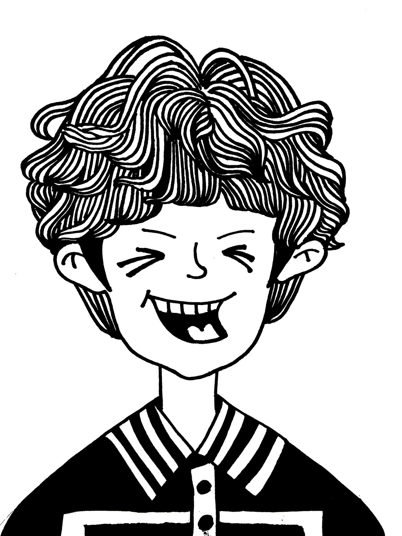 线描——《人物面部》