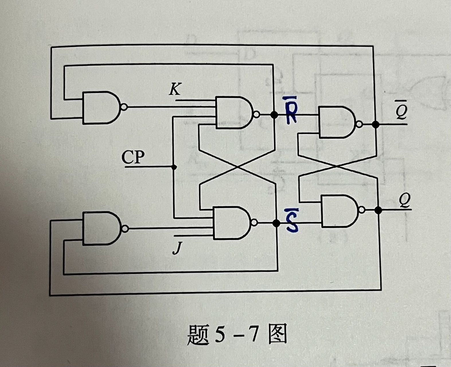 jk触发器求解答 这个怎么可以证明该电路具有jk触发器的逻辑功能啊