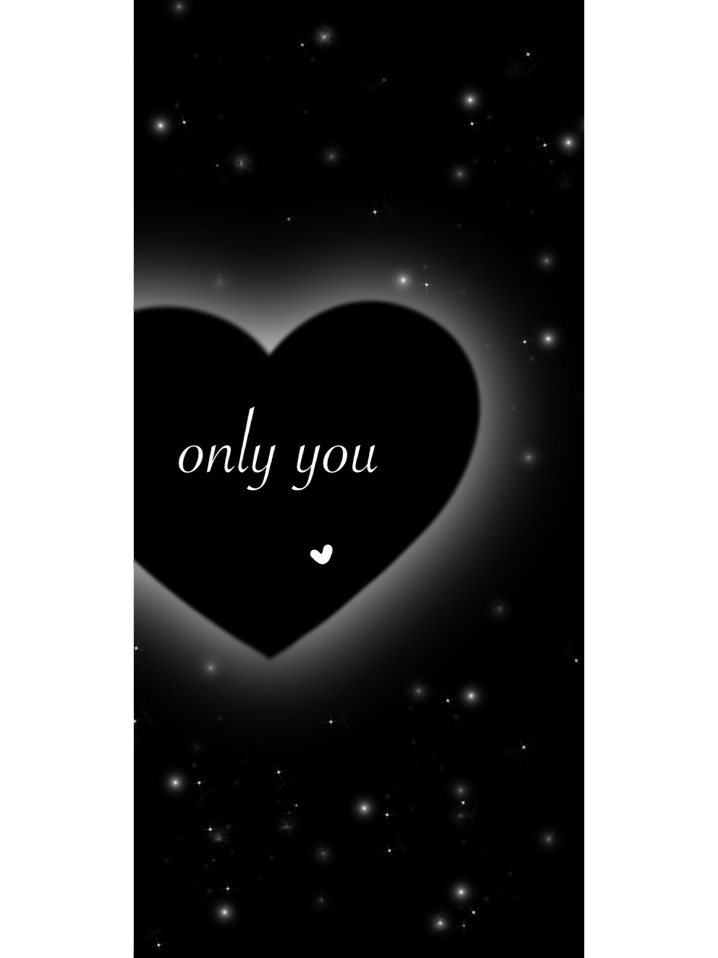 原创黑白爱心ins风壁纸手机壳