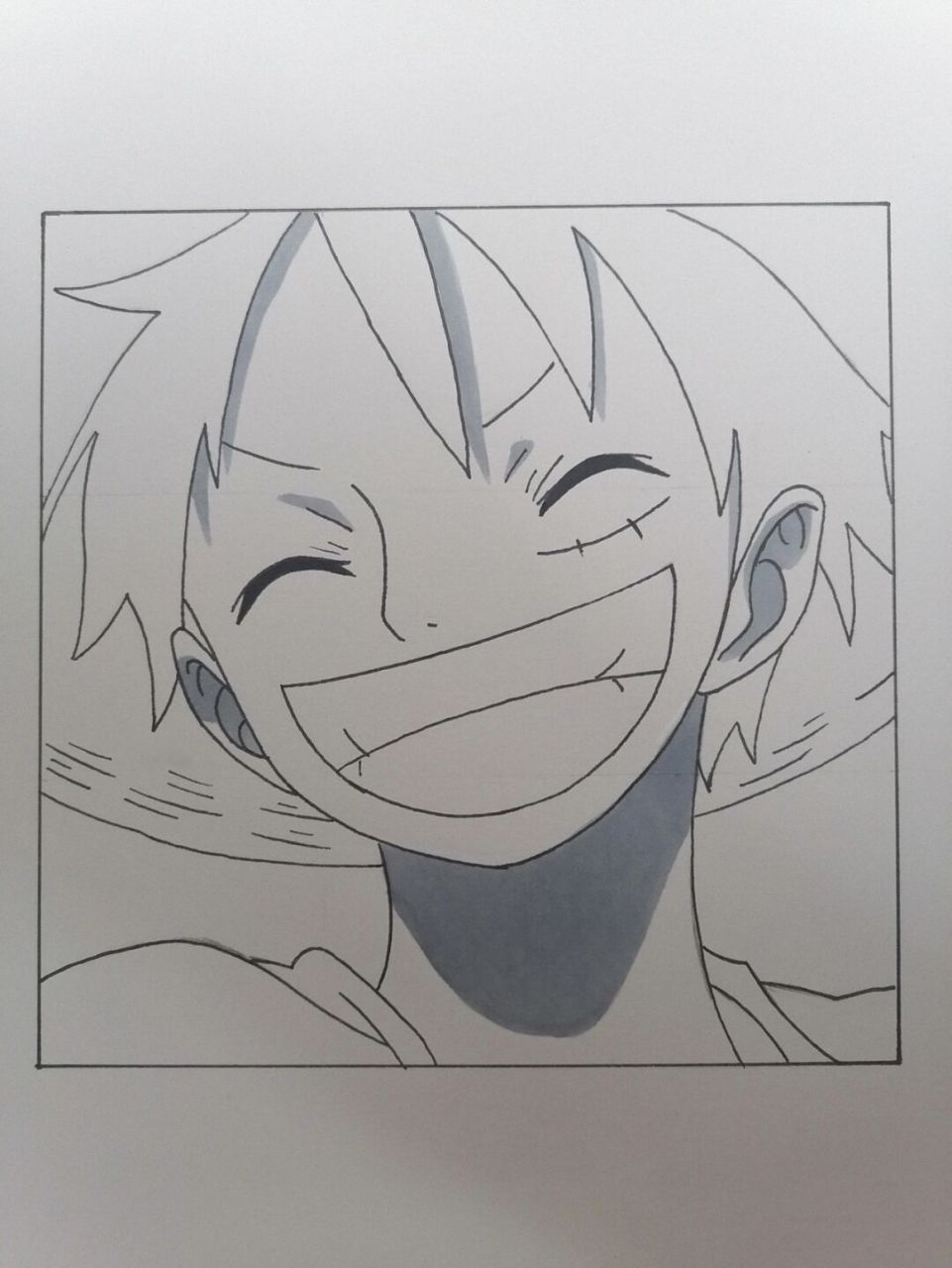 路飞教程 #海贼王# #路飞# #手绘教程