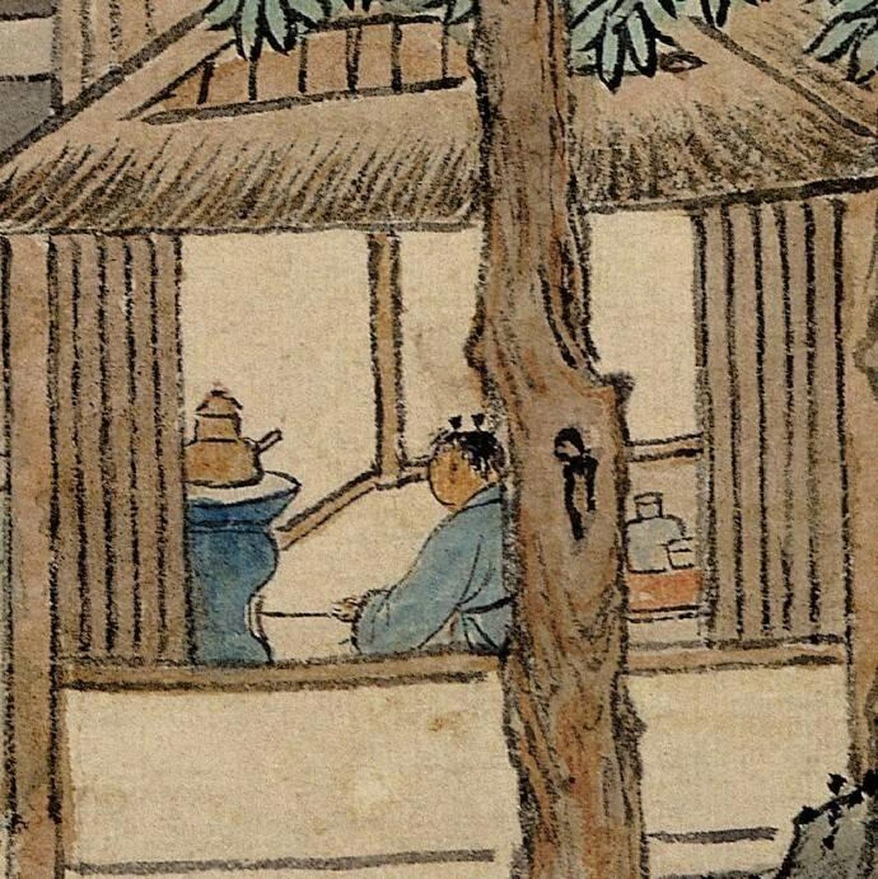 谷雨乍过茶事好,鼎汤初沸有朋来.