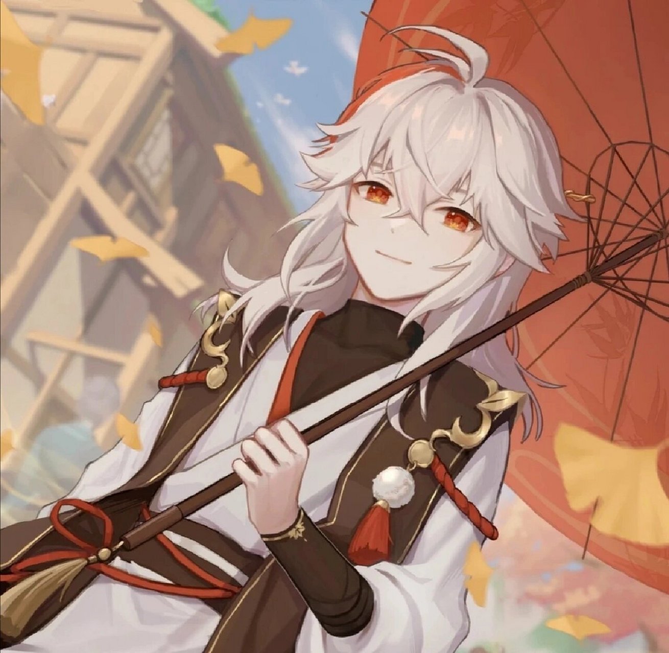 万叶头像和壁纸来了98 "枫叶红时,总多离别"(图片源于网络,侵权必删