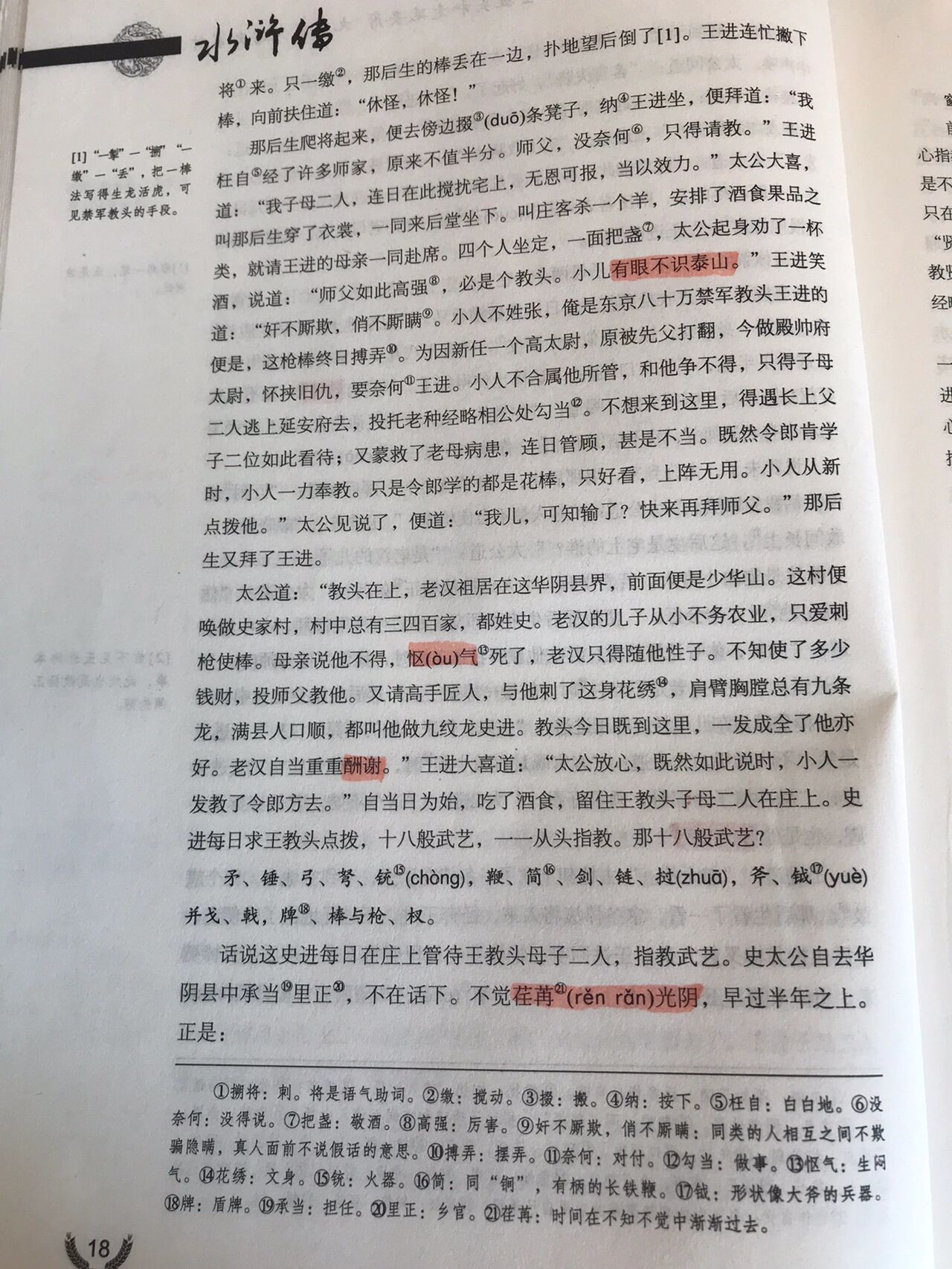 九纹龙大闹史家村摘抄图片