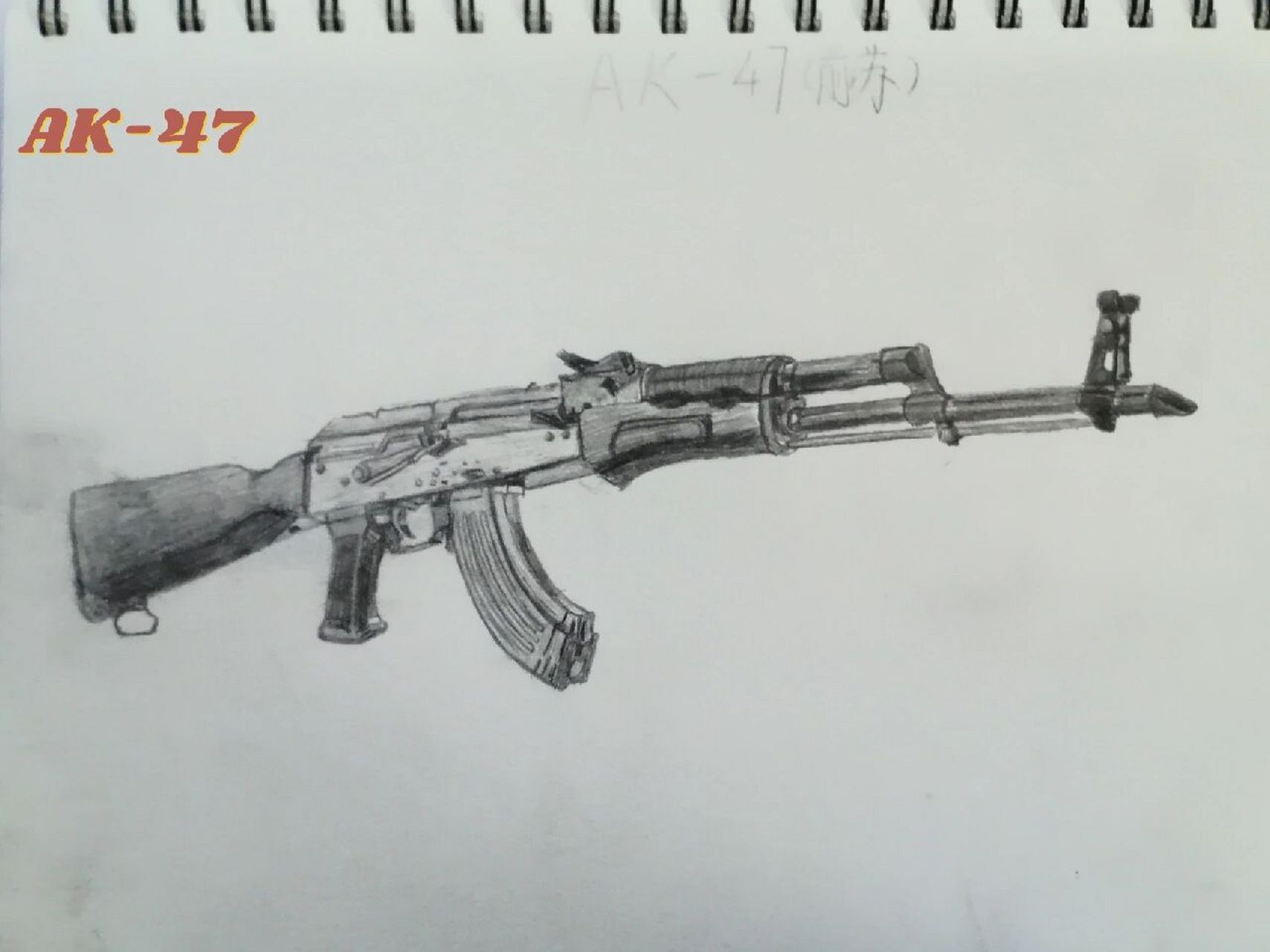 手绘枪支 巴雷特:巴雷特m82a1狙击步枪是由美国巴雷特公司研发生产的