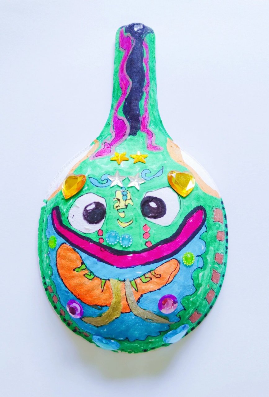 社火马勺脸谱传统文化儿童画少儿创意课程 所有课程均有ppt和课后点评