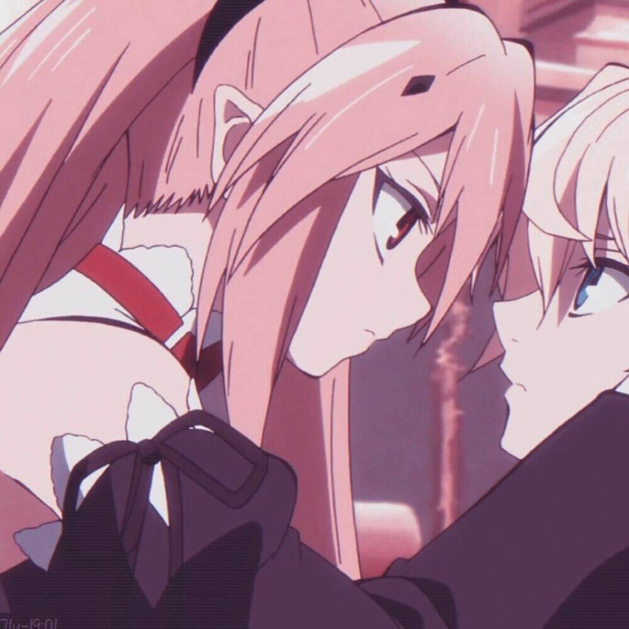 双人动漫情头 两人游,两牵手,两情相恋到白头.