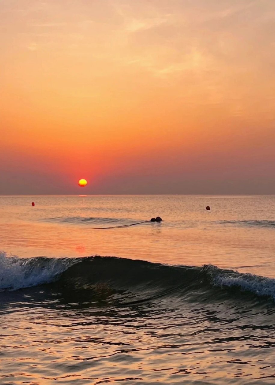 日照海上日出图片图片