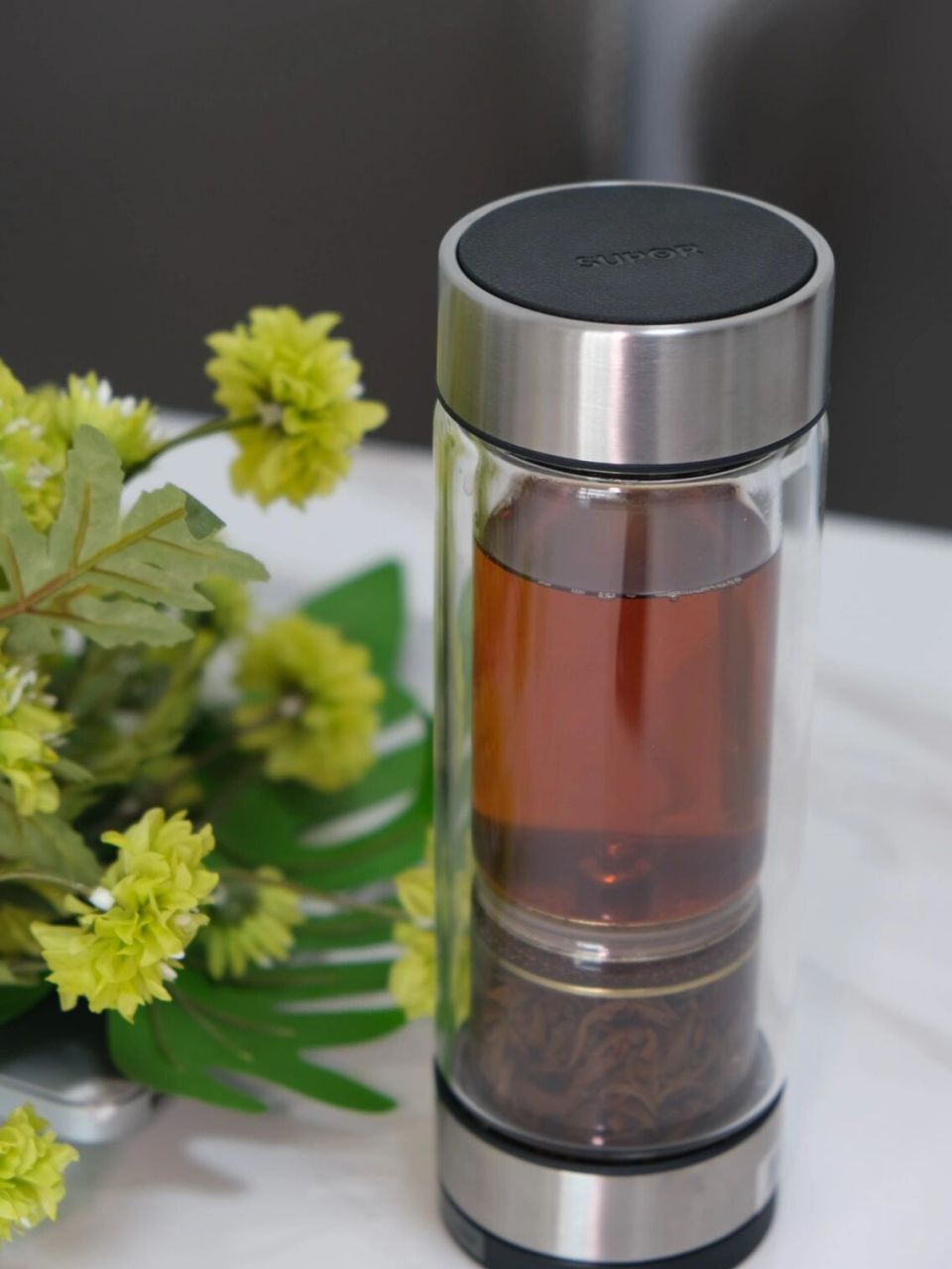 老干部必备的茶水分离杯实现喝茶自由🧸 🍵自从工作之后,就跟办公