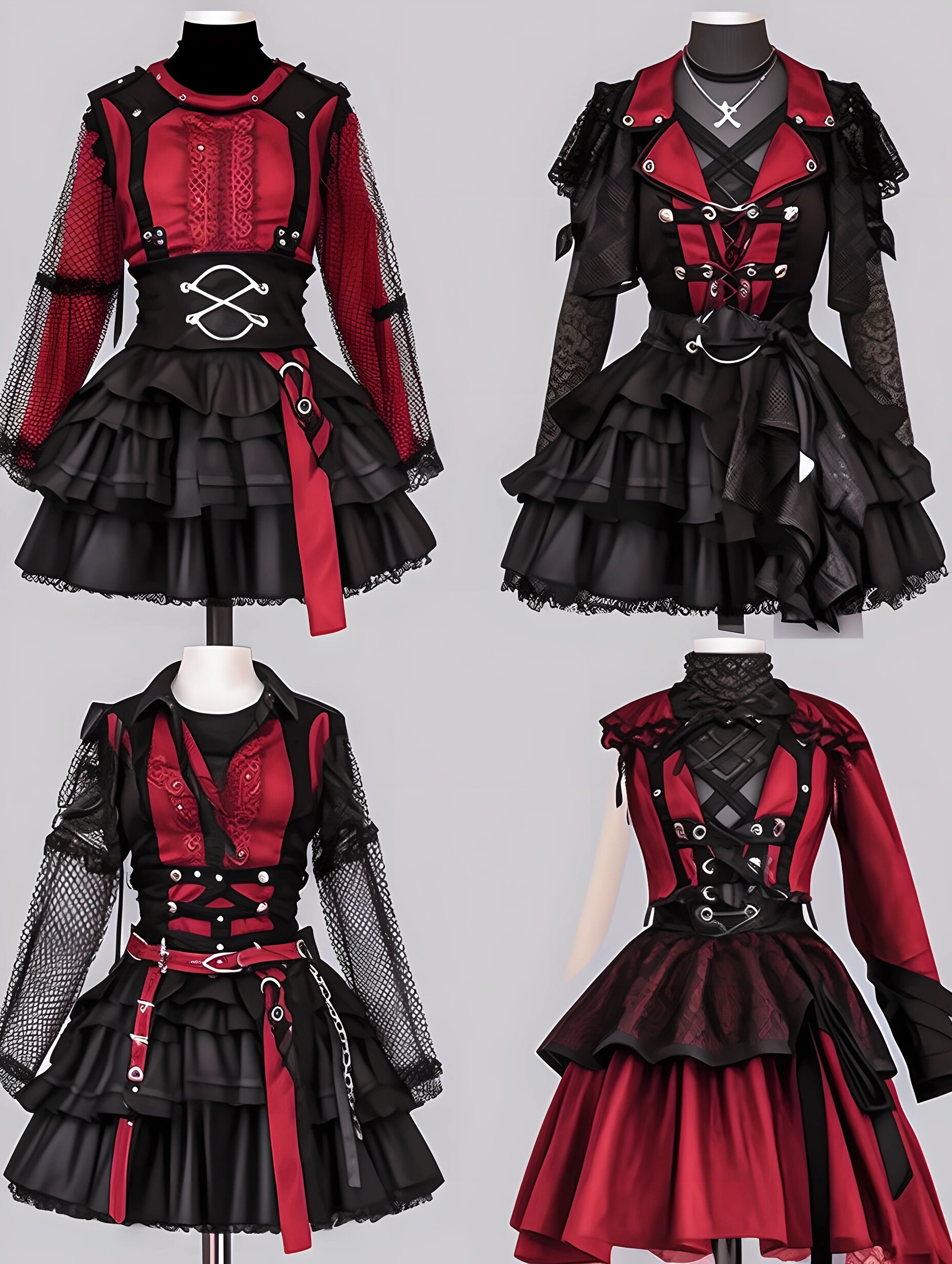 哥特风:黑红系列