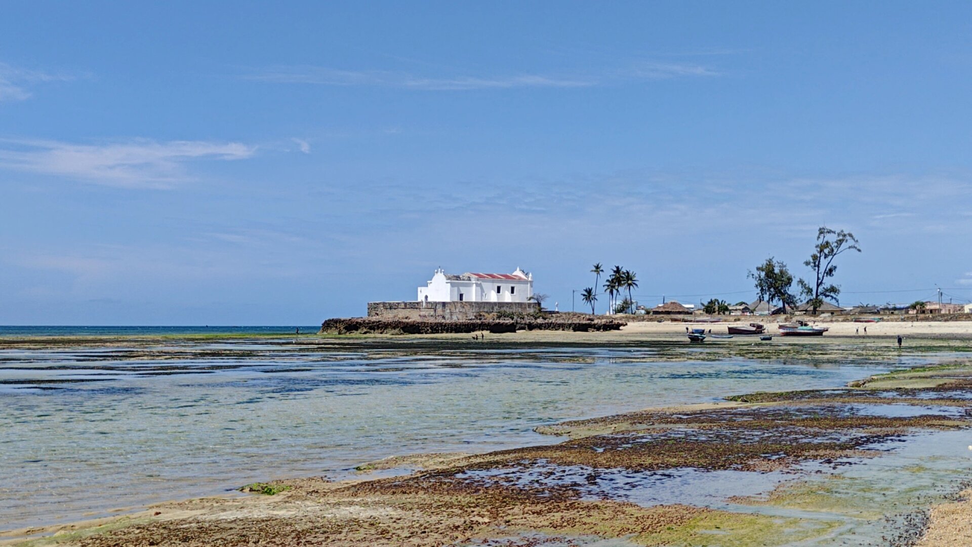 在非洲莫桑比克忙碌的一天