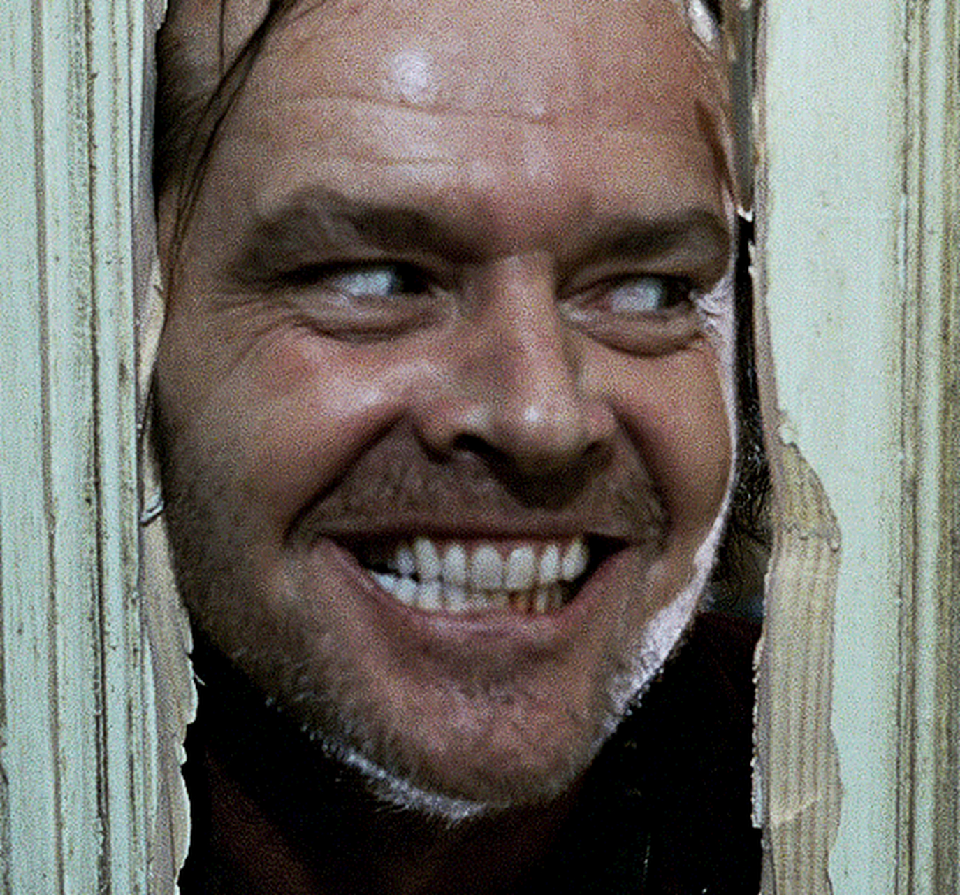 "强尼来了.",《闪灵》,1980年.